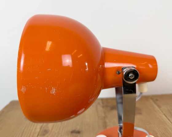 Vintage oranje metalen wandlamp van Lidokov, jaren 70. – Wandlampen, Chrome (photo 8 of 17)