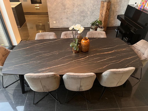 Luxe keramische eettafel