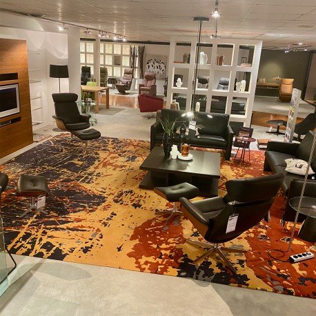 Tapis rayé crème – Jab Anstoetz, vloerkleden en tapijten, Design