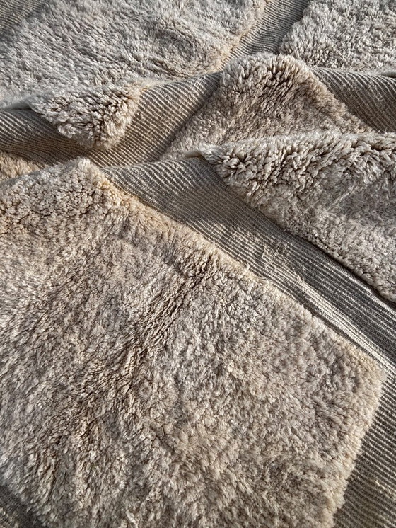 Image 1 of Alfombra marroquí de lana Mrirt (200 x 300 cm) – Alfombra bereber color marfil hecha a mano