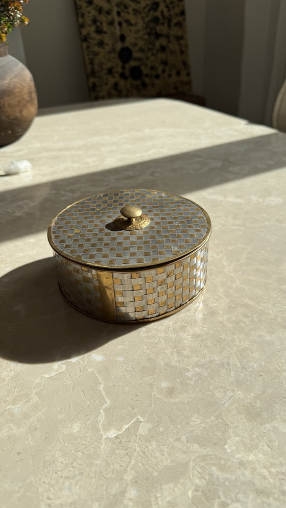 Image 1 of Scatola vintage in rame - fatta a mano