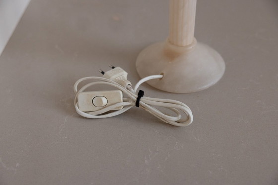 Image 1 of Vintage Spanish Natural Stone Table Lamp Classic Circa 1970