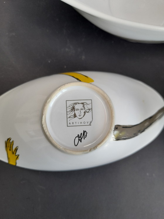 Image 1 of Set of 3 Corry Ammerlaan dishes for Artihove 80s