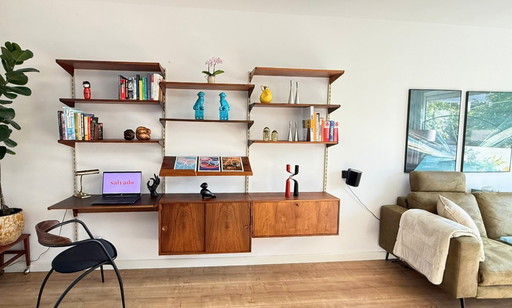 Modular wall system by Kai Kristiansen for FM Møbler 1960s