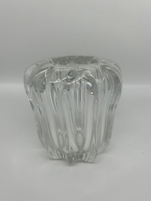petit vase en cristal Pierre D'Avesn 