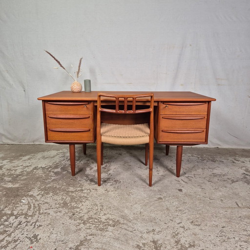 Svend Aage Madsen Falster vintage 1960s Danish desk teak