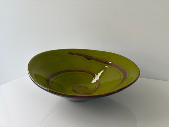 Ciotola vintage in ceramica verde con decoro a spirale – Ciotole (photo 7 of 15)