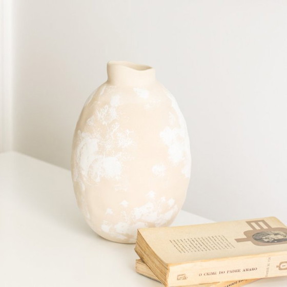 Image 1 of vaso claet nuvole, grande