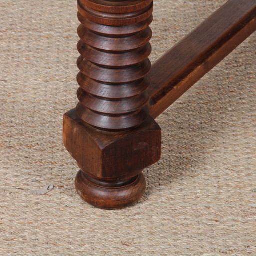 Extendable dining table, French work from the 1940s