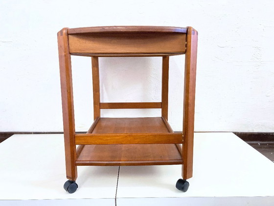 Image 1 of Carrello bar in teak di Aksel Kjersgaard design danese anni '60