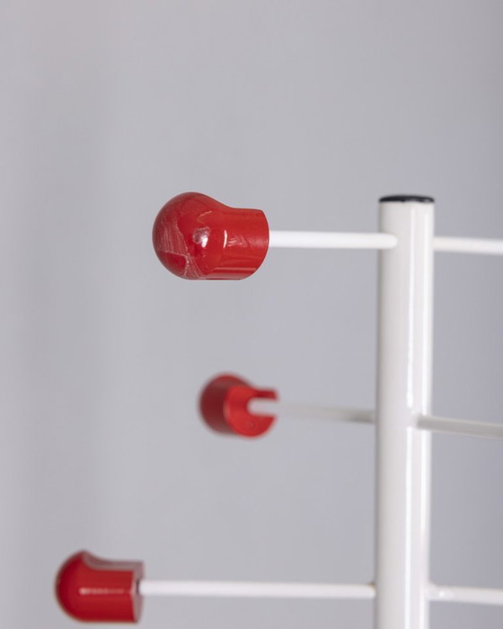 Image 1 of Appendiabiti vintage anni 80 in marmo e metallo design Italiano