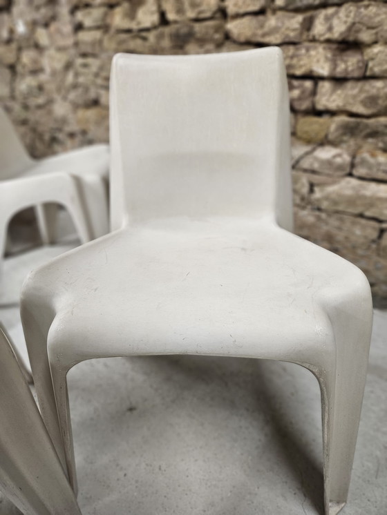 Image 1 of 5 Sillas Bofinger Helmut Batzner 1970