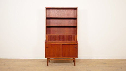 Vintage boekenkast | Secretaire | Teak | Johannes Sorth