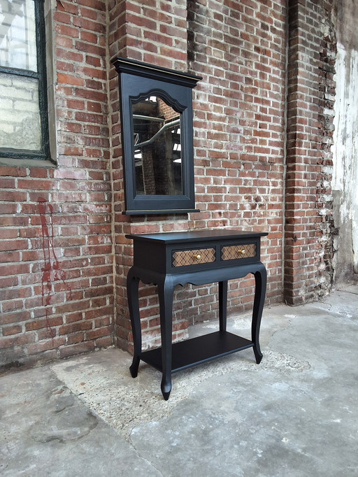 Table d'appoint - Console + Miroir