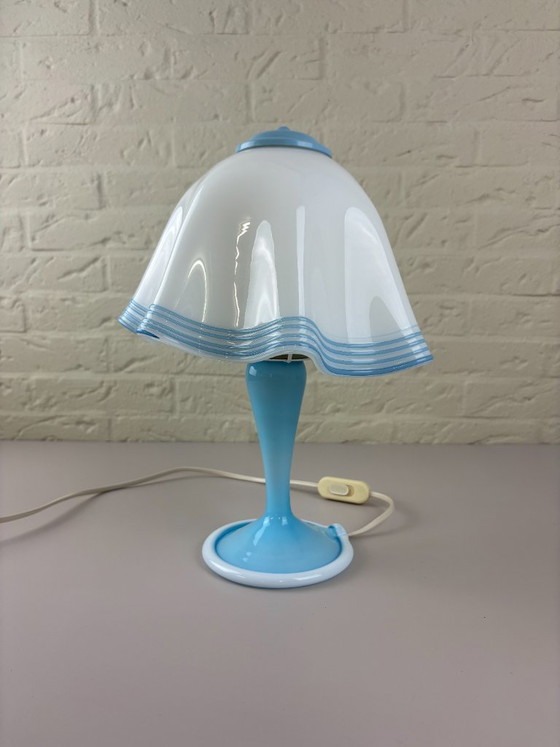 Image 1 of Lampe de table vintage Murano Fazzoletto – 1970