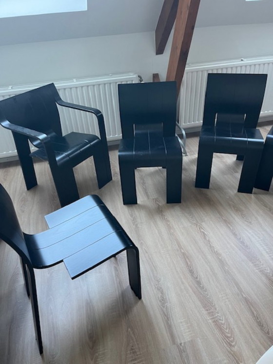 Image 1 of 5 Gijs Bakker comic strip chairs