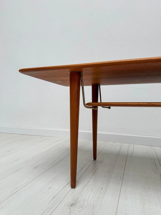 Image 1 of Vintage FD 516 Teakhouten salontafel van Peter Hvidt & Orla Mølgaard-Nielsen voor Frankrijk & Daverkosen, Deens Modern, jaren 19