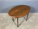 Oak Classic Table Desk Oval