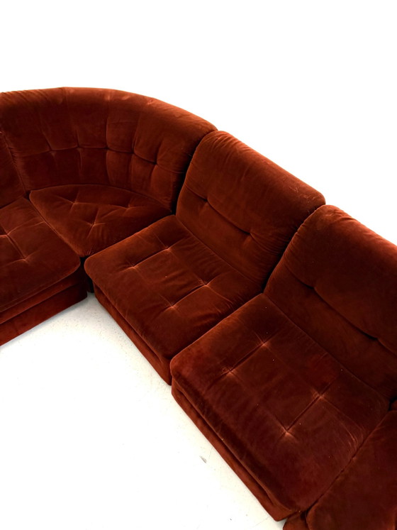 Divano modulare vintage 9 pezzi, Laauser ‘80 – Divani modulari, Cromo, Legno (photo 6 of 15)