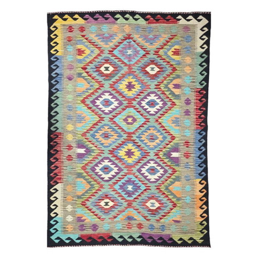Kelim im Maimana-Stil, antik, 255 x 174 cm – vloerkleden en tapijten, Wool