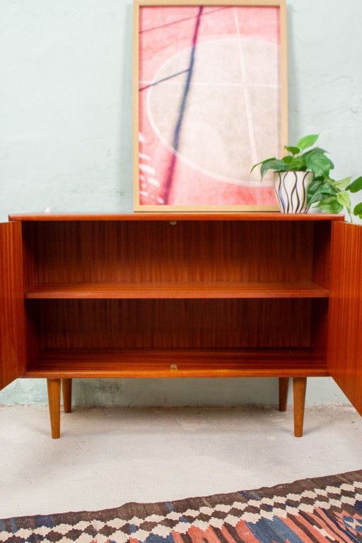 Vintage teak chest of drawers sideboard cabinet mid century 60s