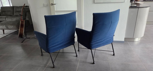 Montis Charly en tela azul (juego de 2) – fauteuils, Other (photo 2 of 5)