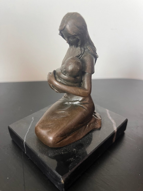 Madre e Hijo – J.B. Depose, Esculturas, Bronce, Mármol (photo 2 of 5)