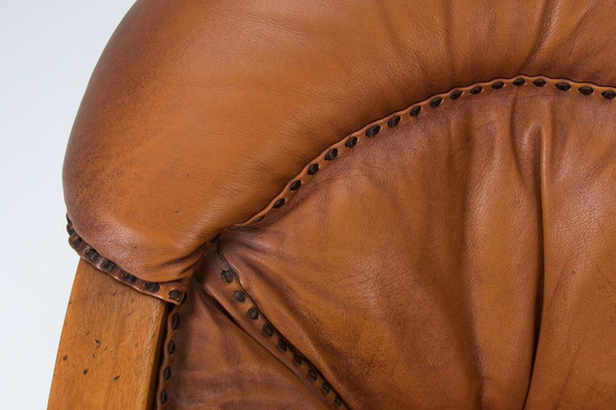 Image 1 of Set van 2 Italiaanse brutalistische loungestoelen van Luciano Frigerio