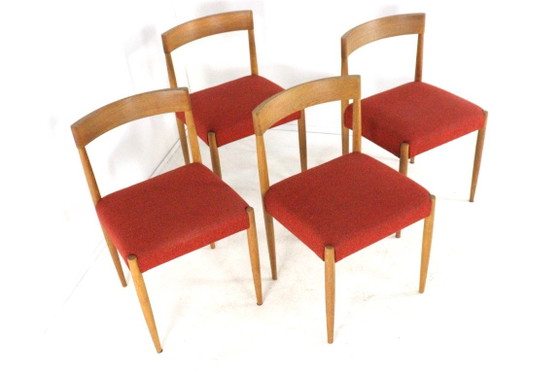 Set 4 Deense Design Stoelen Vintage – Eetkamerstoelen, Wood (photo 16 of 17)