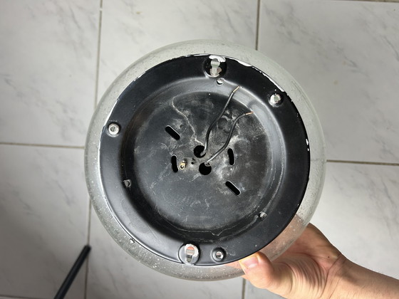 Image 1 of Lampada da parete vintage in vetro a bolle