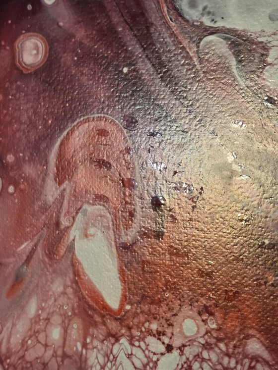 Image 1 of FRANCESCO PICCOLO (Material Fluid Abstraction - Informal). "RWP6", 2024 - Material acrylic on canvas, 35x28 cm