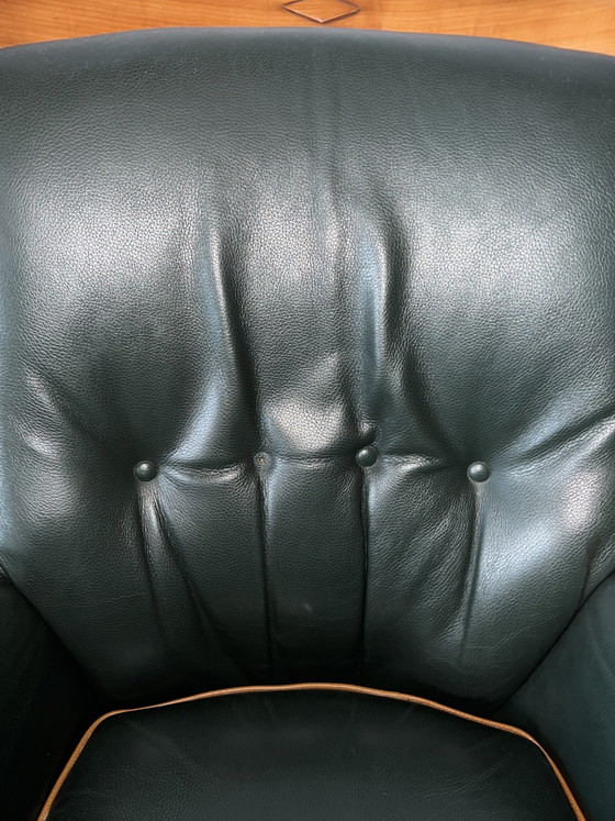Poltrona Gedeluux Jugendstil in Legno di Ciliegio e Pelle – Poltrone, Leather, Wood (photo 2 of 6)