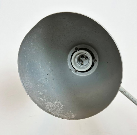 Image 1 of Grey Industrial Table Lamp from Elektrosvit, 1970s