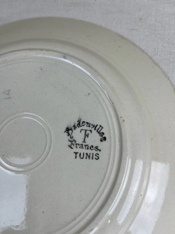 4 platos llanos antiguos – Loza, Porcelain (photo 11 of 11)