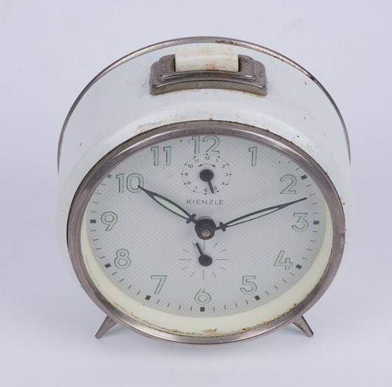 Image 1 of Vintage Kienzle metal alarm clock