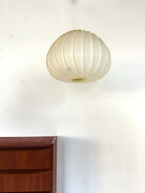 Image 1 of Lampada a sospensione vintage a stecche, Lars Schiøler anni '70