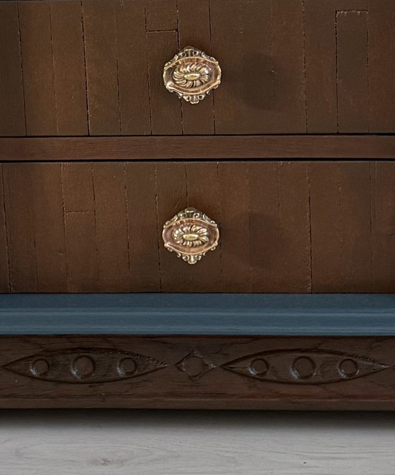 Image 1 of Laag dressoir gerestyled