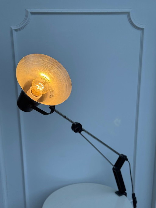 Lámpara de arquitecto Ikea Typ A 401 negra, vintage de los años 80, poco común.