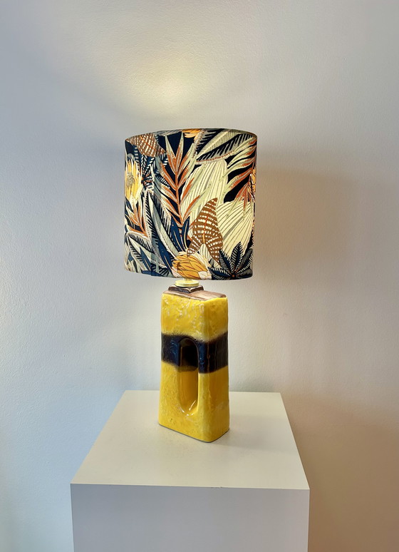 Image 1 of Space-saving sideboard lamp upcycled from a vintage vase