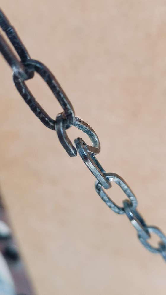 Image 1 of Brutalist vintage hand gesneden Zwarte woud spiegel