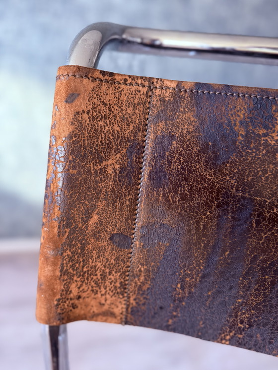 Image 1 of Vintage Thonet S33 van Mart Stam, met een bijzondere patina, circa jaren 60.