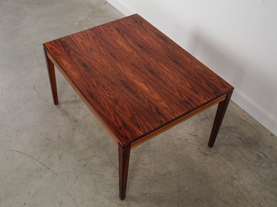 Image 1 of Table basse en palissandre, design danois, années 1970, fabriquée au Danemark