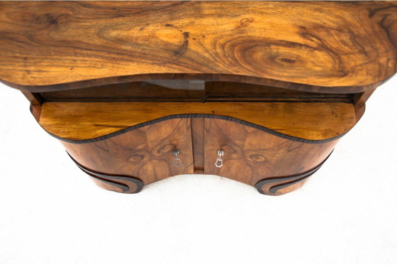 Image 1 of Art Deco glass chest of drawers, Poland, 1950s.