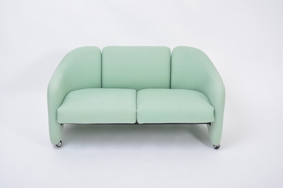 Image 1 of Italian Mid-Century Modern Two-Seater Sofa by Eugenio Gerli for Tecno, 1966
