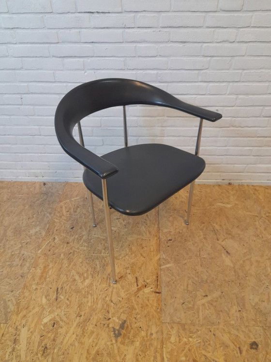 Image 1 of 4 chaises de salle à manger P40 de Fasem