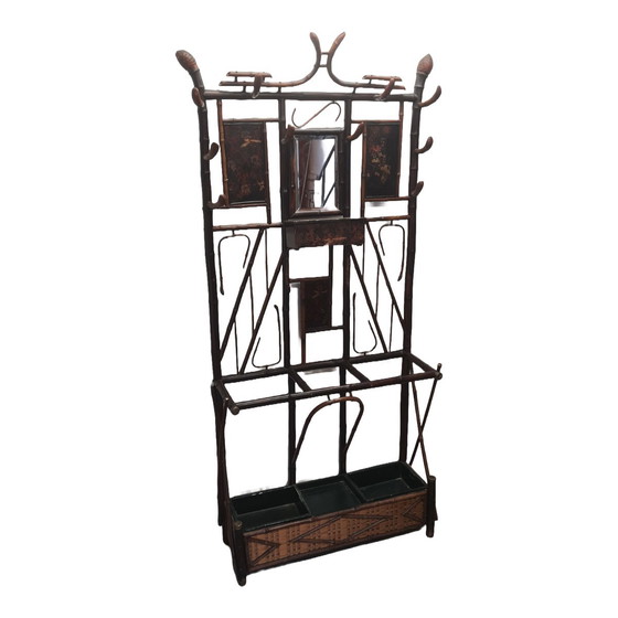 Image 1 of Porte-manteau français de style japonais, Début du 20e siècle