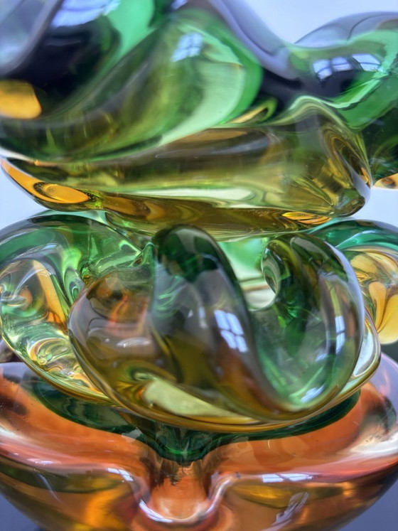 Set van 3 vintage Murano Sommerso glazen schalen van Vetri D'Arte – Glass (photo 21 of 21)