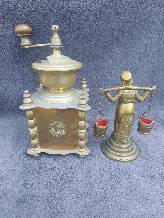 Image 1 of Macinacaffè e frullatore per latte in rame, 3,130 kg