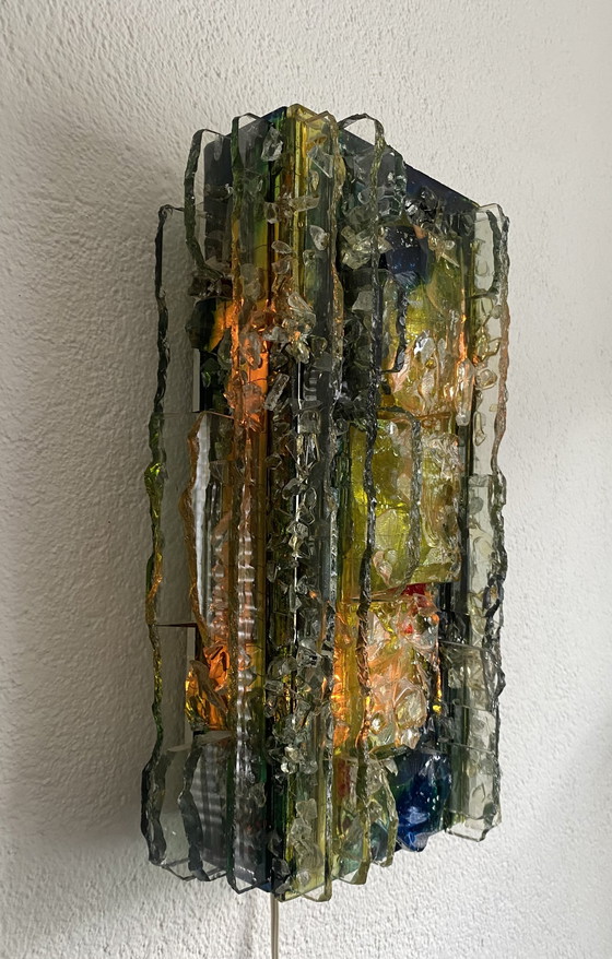 Image 1 of Set of 3 vintage Raak Chartres wall lamps 70's