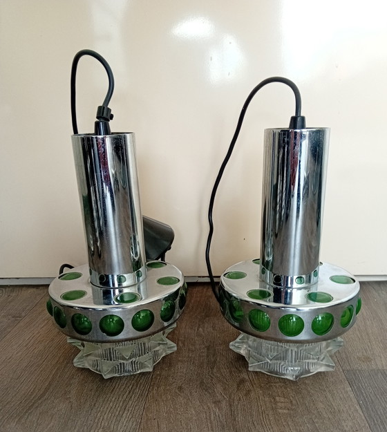 Image 1 of Lampes suspendues style spatial/rétro